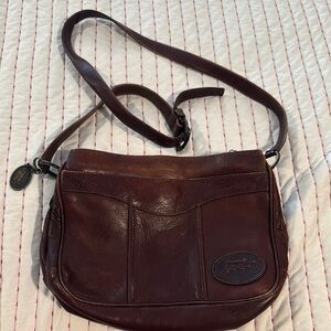 American Angel Classic Brown Leather Crossbody Bag